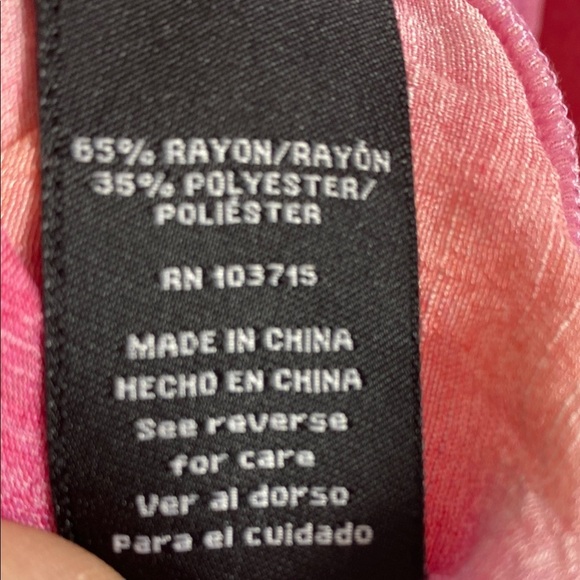 Zac & Rachel Pink and Orange Ruffled Bell Sleeve Blouse - Picture 7 of 7